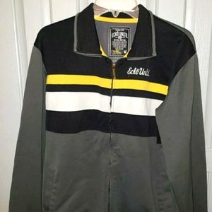 Echo Unlimited zip front "Varsity lettermens" jacket - Size Medium mens